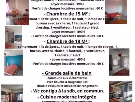 chambres meublées