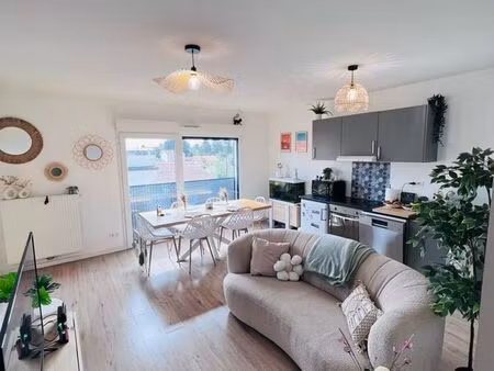 vente t3 62m2 - résidence récente avec balcon