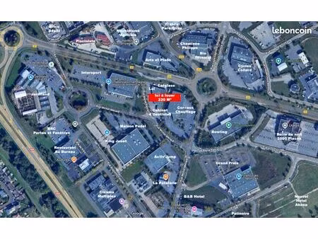 local commercial 220 m² – restauration équipée ou tous commerces zac des escarnotières – c
