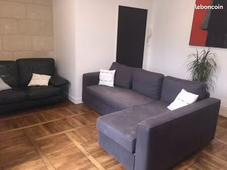 charmant appartement de 76 m². rez-de-chaussée d'une maison angevine avec jardin privatif 