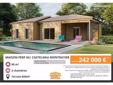 maison 4 pièces 90 m²