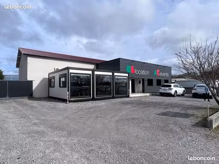 local professionnel 170 m² - atelier 124 m² + bureaux 45m² - acces pl