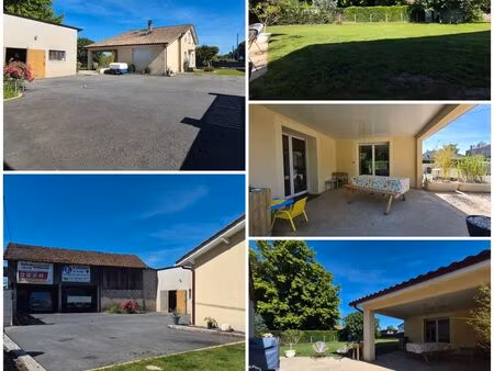 maison en pierre rénovée 168 m² – 4 chambres et 1 bureau – dépendances 160 m² – terrain 1 