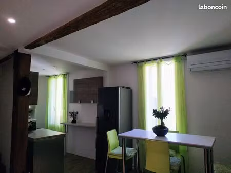 appartement t3 60 m² climatisé – centre cournonterral