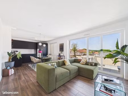 appartement 4 pièces - 94m2 - hettange-grande - terrasse/garage/parking