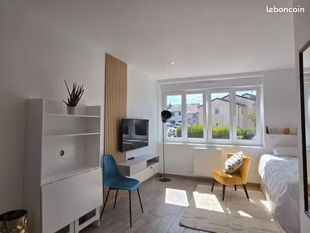studio meublé moderne 26 m² – yutz – calme  rénové  proche a31 & gare thionville