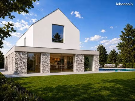 maison d'architecte au coeur du village