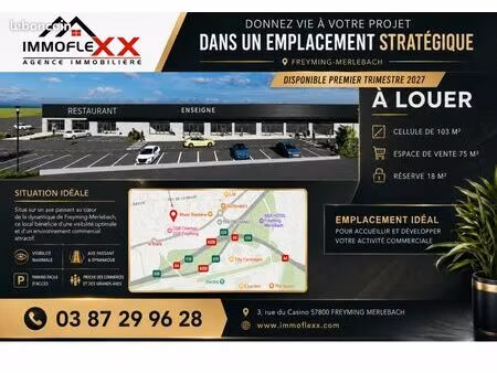 local 104 m² freyming-merlebach
