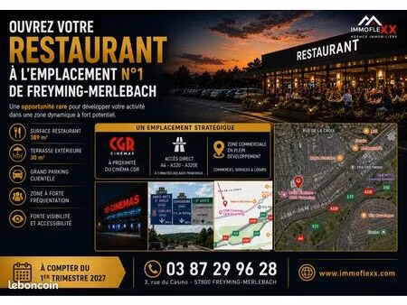 local commercial  restaurant 389 m² freyming-merlebach