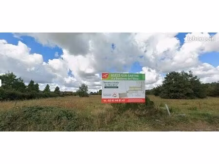 terrain 407 m² roeze sur sarthe