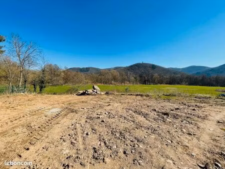 terrain hors lotissement avec belle vue