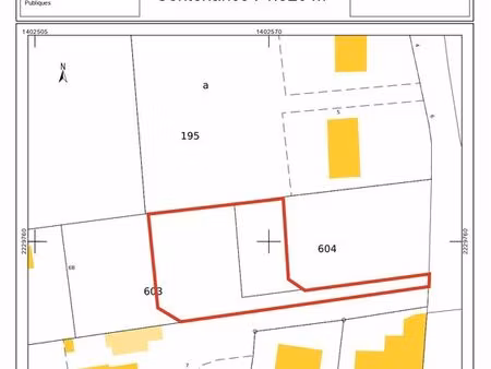 terrain 1326 m² moumour