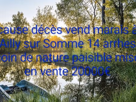 vend terrain de pêche