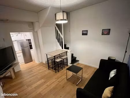 maison de ville meublée rénovée – 36 m² – quartier sainte-anne