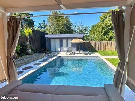maison contemporaine 139 m² – 4 ch – piscine – plain-pied