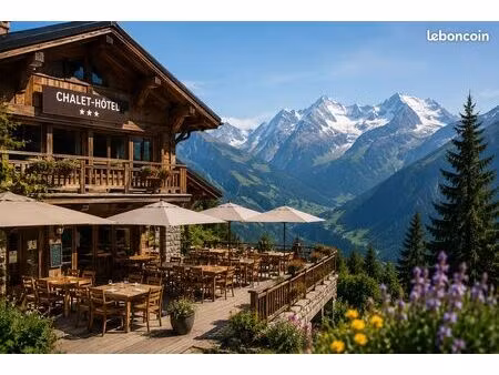 chalet-hôtel * - murs et fonds indissociables - oisans (isère)