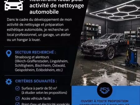 cherche local nettoyage