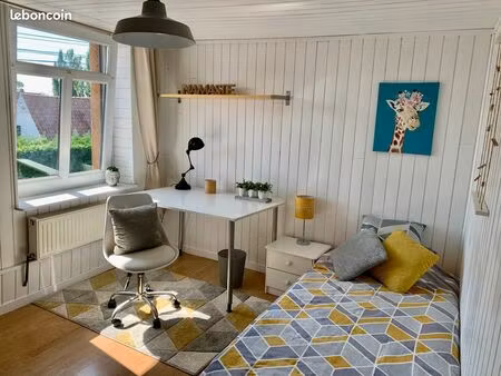 chambre meublée pour étudiant + espace commun et accès indépendants
