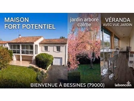 maison à fort potentiel au calme – bessines (79000)