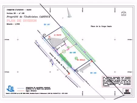 terrain 255 m2 viabilisé