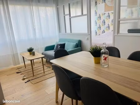le touquet quentovic – t2 meublé 29 m² à 100 m de la plage – très lumineux