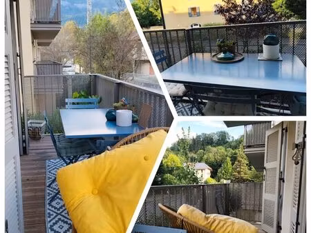 t1 bis meublé balcon et stationnement - résidence calme et sécurisée