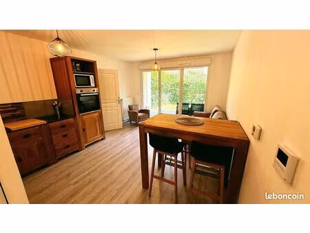 t2 meublé à neuf 40 m² + terrasse - beaumont  idéal frontalier