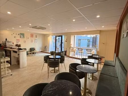 local commercial 80m2 centre-ville - tout équipé - terrasse