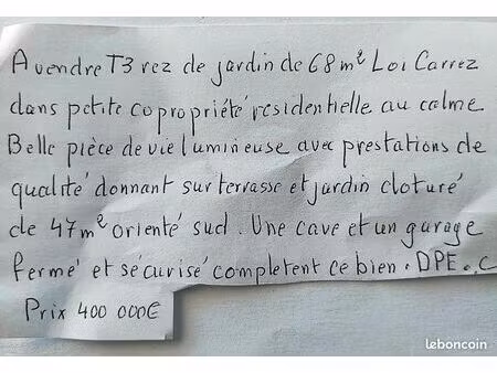 appartement t3 poisy