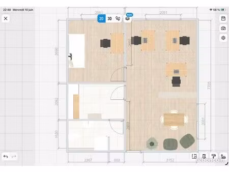 poste de travail - place coworking 1 à 5 j / semaine