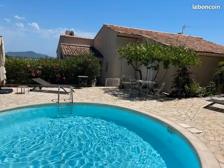 maison au faron vue mer