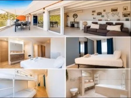 maison 110m2 vue mer-3 chambres-terrasse 50m2-bormes village