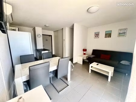 appartement meublé 6 couchages – septembre à juin – piscine  sauna  salle de sport – argel
