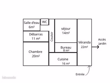 maison de 85m2 lencloitre