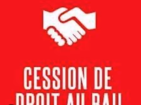 cession droit au bail - emplacement premium 35 m2 rénové - biarritz