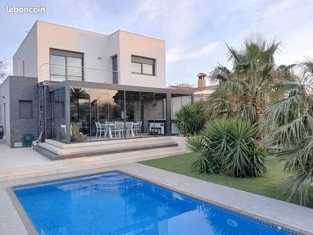 maison sur canal avec quai privé