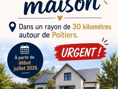 recherche maison sur poitiers