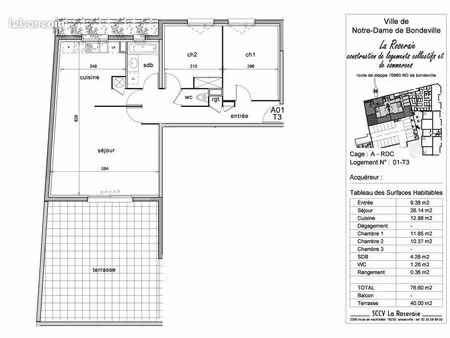 appartement t3 notre-dame-de-bondeville