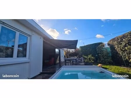 pavillon individuel plain-pied  2 garages  amiens sud