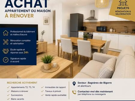 recherche appartements ou maisons