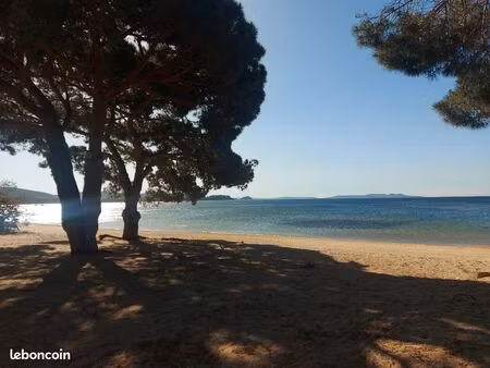 plage de l argentière face porquerolles