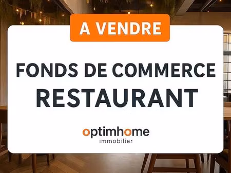 fonds de commerce restaurant 80 m²