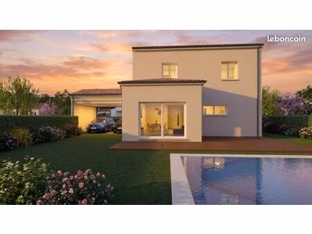 maison neuve 118 m² avec 4 chambres et garage sur terrain viabilisé de 600 m² à cheval-bla