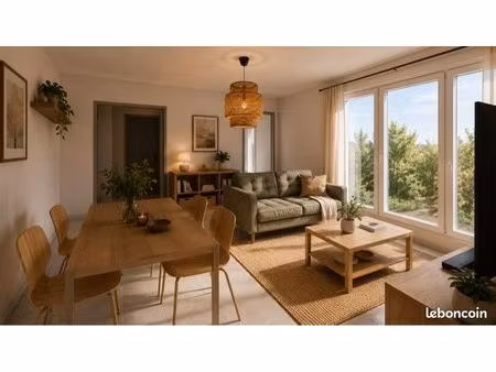 appartement t2 46m2 + terrasse 20m2
