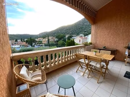 appt duplex 52 m2 « utile » baie st clair (plage à pied) avec belle terrasse jolie vue col
