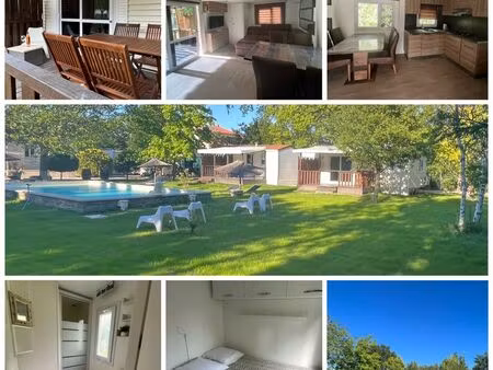 mobil-home tout équipé (septembre à mai)