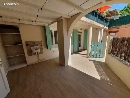 maison meublée en rdc