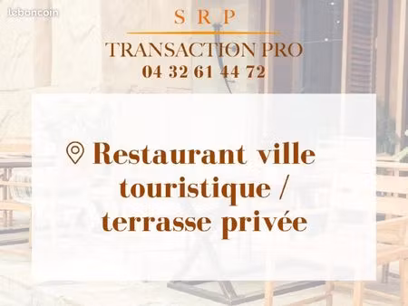 fonds de commerce restaurant l isle sur la sorgue