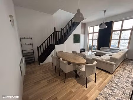 maison esprit loft meublee