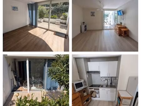 30m² de plain-pied à 200m de la plage + parking boxé en option